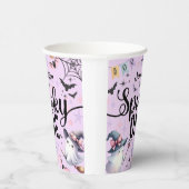 Spooky One Girl Niedlich Ghost Halloween 1. Geburt Pappbecher (Rechts)