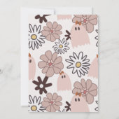 Spooky One Girls erster Geburtstag Einladung (Rückseite)