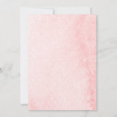 Spooky One Girls Pink Halloween 1. Geburtstag Einladung (Rückseite)