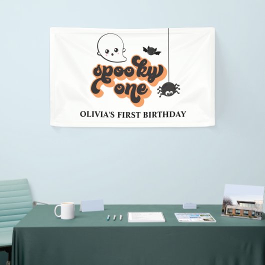Spooky One Halloween 1. Geburtstag Banner (Messeveranstaltung)