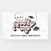 Spooky One Halloween 1. Geburtstag Banner (Horizontal)