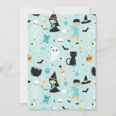 Spooky One Halloween 1. Geburtstag Einladung (Rückseite)