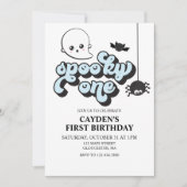 Spooky One Halloween 1. Geburtstag Einladung (Vorderseite)