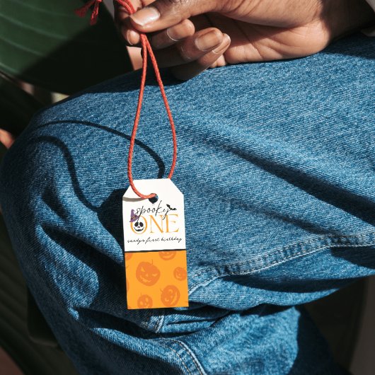 Spooky One Halloween 1. Geburtstag Geschenkanhänger