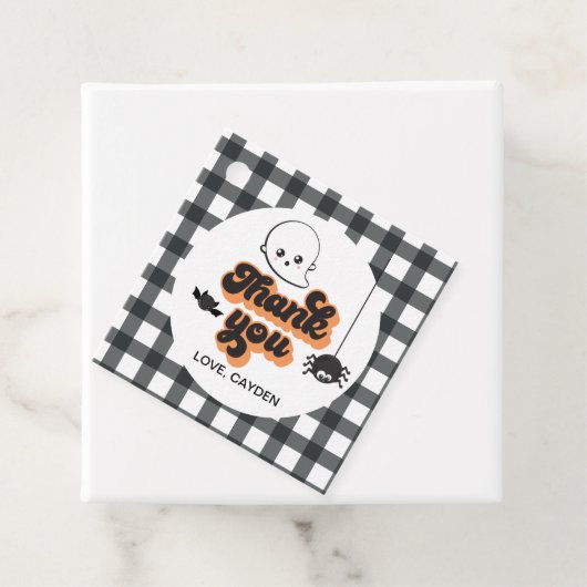 Spooky One Halloween 1. Geburtstag Geschenkanhänger (Beispiel)