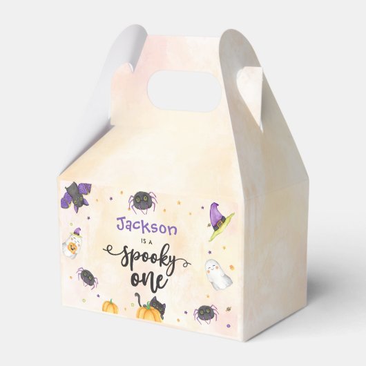 Spooky One Halloween 1. Geburtstag Geschenkschachtel (Vorderseite)