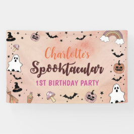 Spooky One Halloween 1. Geburtstag Party Banner