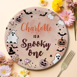 Spooky One Halloween 1. Geburtstag Party Pappteller