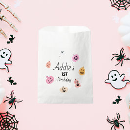 Spooky One | Halloween 1. Geburtstag | Pink Pumpki Geschenktütchen