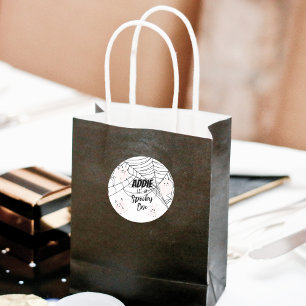 Spooky One   Halloween 1. Geburtstag   Rosa Geiste Runder Aufkleber