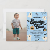 Spooky One Halloween 1. Picture Birthday Party Einladung (Vorderseite)