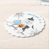 Spooky One Halloween Birthday Blue Boo Untersetzer (angewinkelt)