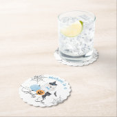 Spooky One Halloween Birthday Blue Boo Untersetzer (Vor Ort)