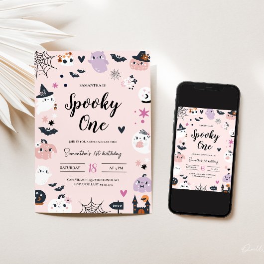 Spooky One Halloween Einladung