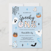 Spooky One Halloween erste Geburtstagseinladung Einladung (Vorderseite)