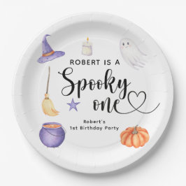 Spooky One Halloween Erste Geburtstagsparty Pappteller