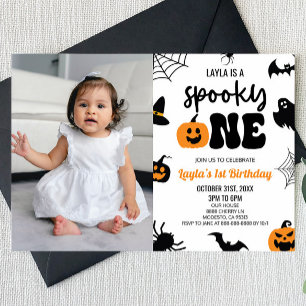 Spooky One Halloween Erstes Party zum 1. Geburtsta Einladung