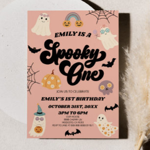 Spooky One Halloween Erstes Party zum 1. Geburtsta Einladung