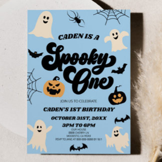 Spooky One Halloween Erstes Party zum 1. Geburtsta Einladung