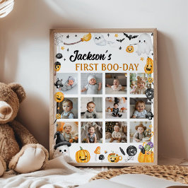 Spooky One Halloween Foto Meilenstein Poster