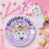 Spooky One Halloween Foto Pappteller (Party)