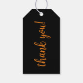 Spooky One Halloween Geburtstag Danke Geschenkanhänger (Rückseite)