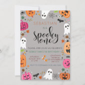 Spooky One Halloween Geburtstag Einladung (Vorderseite)