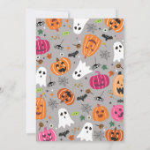 Spooky One Halloween Geburtstag Einladung (Rückseite)