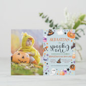 Spooky One Halloween Geburtstag Einladung (Stehend Vorderseite)