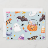 Spooky One Halloween Geburtstag Einladung (Rückseite)