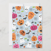 Spooky One Halloween Geburtstag Einladung (Rückseite)