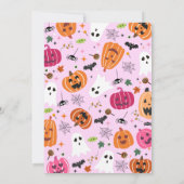 Spooky One Halloween Geburtstag Einladung (Rückseite)