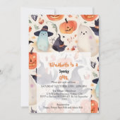 Spooky One Halloween Geburtstag Einladung (Vorderseite)