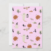 Spooky One Halloween Geburtstag Einladung (Rückseite)