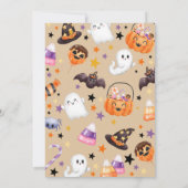 Spooky One Halloween Geburtstag Einladung (Rückseite)