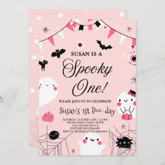 Spooky One Halloween Geburtstag Einladung