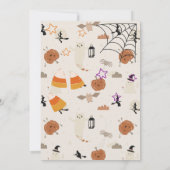 Spooky One Halloween Geburtstag Einladung (Rückseite)