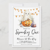 Spooky One Halloween Geburtstag Einladung (Vorderseite)