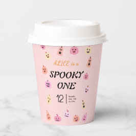 Spooky One Halloween Geburtstag Pappbecher