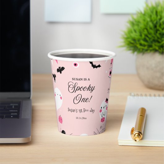 Spooky One Halloween Geburtstag Pappbecher (InSitu)