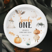 Spooky One Halloween Geburtstag Pappteller