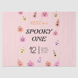 Spooky One Halloween Geburtstag Seidenpapier