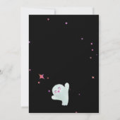 Spooky One Halloween Ghost 1. Geburtstag Einladung (Rückseite)