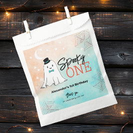 Spooky One Halloween Ghost Boys 1. Geburtstag Part Geschenktütchen