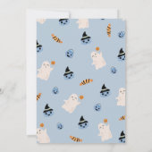 Spooky One Halloween Ghost Junge Geburtstag Einladung (Rückseite)