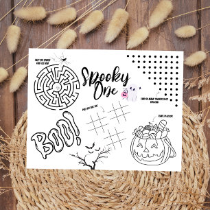 Spooky One Halloween Kids Activity Tischset(2)