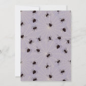 Spooky One Halloween Motifs Rosa 1. Geburtstag Einladung (Rückseite)