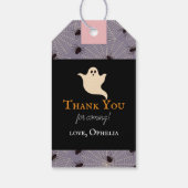 Spooky One Halloween Motifs Rosa 1. Geburtstag Geschenkanhänger (Rückseite)