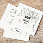 Spooky One | Halloween-Napkins | Rosa Geister Serviette