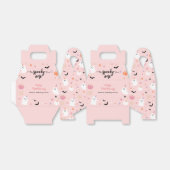 Spooky One Halloween Niedlich Pink Ghost 1. Geburt Geschenkschachtel (Ungefaltet)